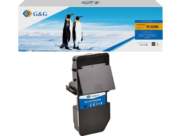 G&Ampg G&Ampg Kompatibler Toner Mit Tk5240k, Schwarz, 4000Er, Nt-Cktk5240bk, Für Kyocera Ecosys M5526cdn, M5526cdw, P5026cdn, P5026cdw, N