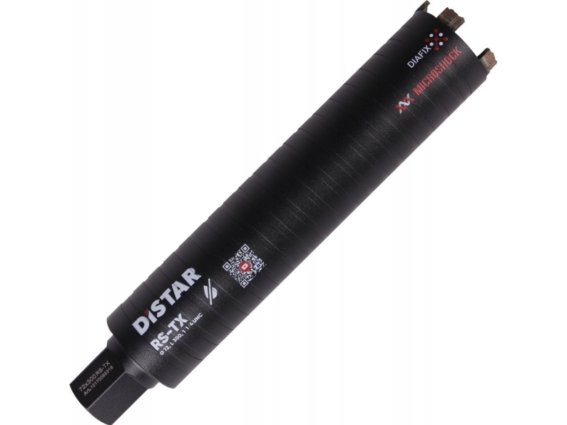 DISTAR diamantkrona RS-TX 1 1/4 72 mm x 300 mm FÖR TORRBRUK | Elverktyg - Tillbehör - Diamantborr | GameStuff