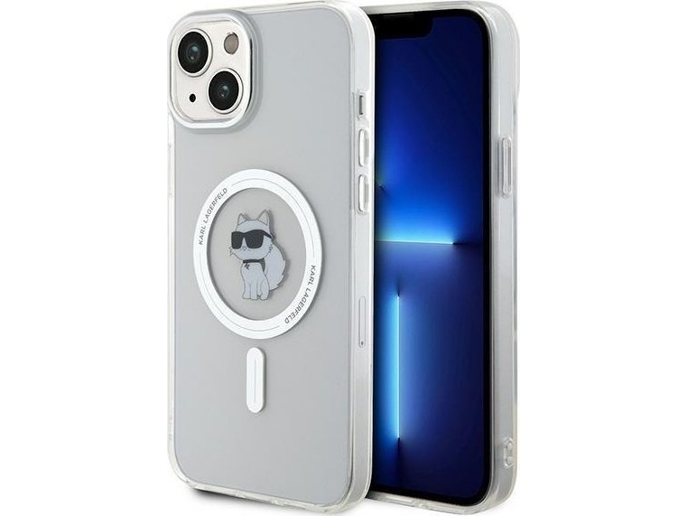 Deklas Karl Lagerfeld Klhmp15mhfccot Iphone 15 Plus / 14 Plus 6.7" Transparentes Hardcase Iml Chapette Magsafe