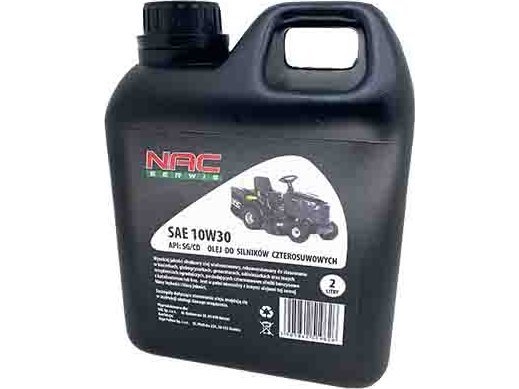 Nac Lawnmower Oil 10W30 2L 4-Stroke