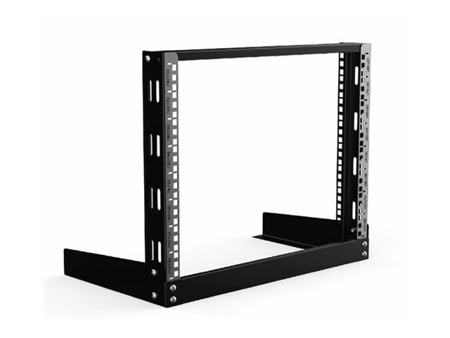 Lanview By Logon - Rack Åben Ramme - Vægmonterbar - Sort - 12U - 19"