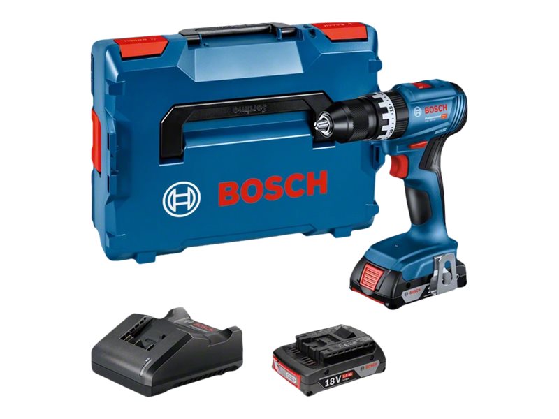 Bosch Slagboremaskine Gsb 18V-45 2X2ah L-Boxx