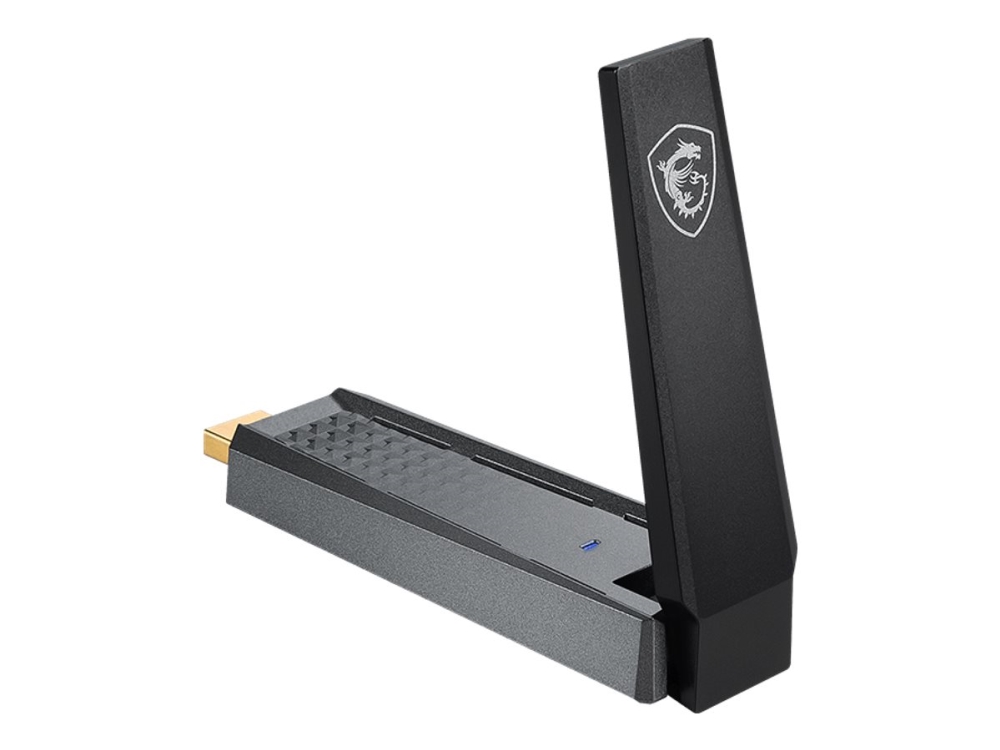 Msi Ax1800 Wifi Usb Adapter Usb Type A Usb 2.0 Hankoppling Svart 102 Mm 30 Mm