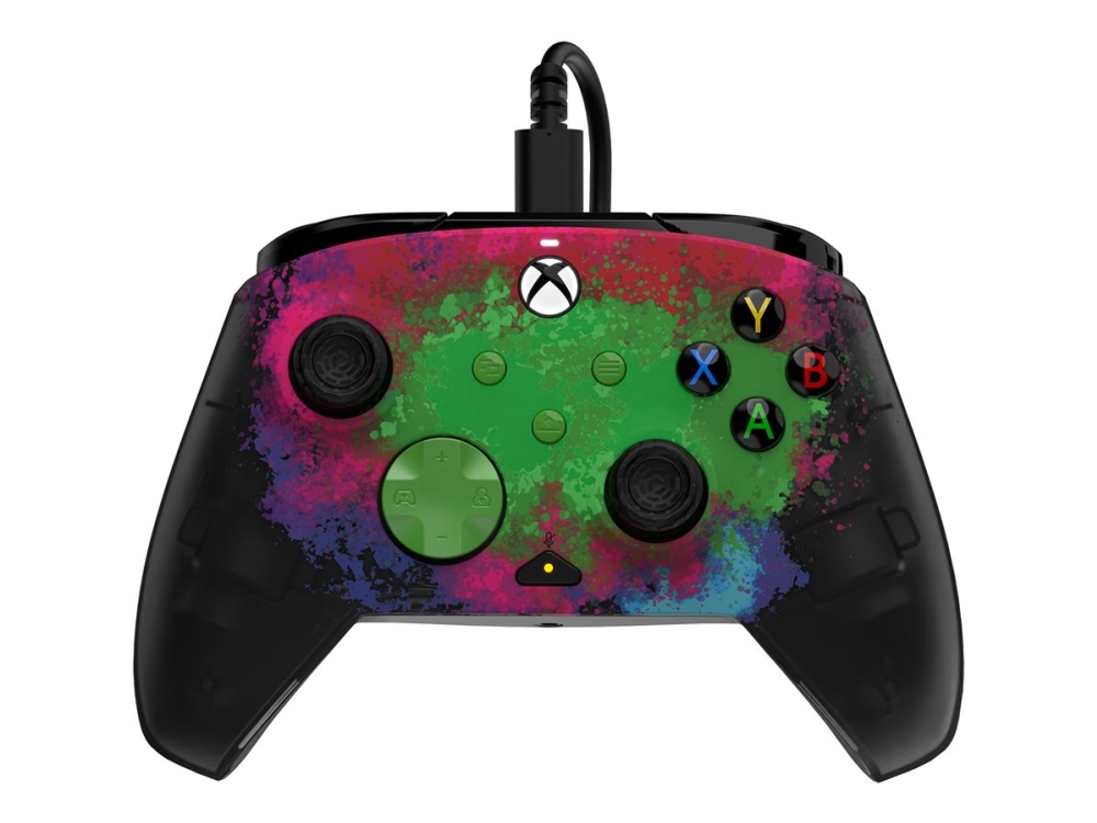 Pdp Rematch Glow Advanced Spelkontroll Kabelansluten Space Dust För Microsoft Xbox Series S Microsoft Xbox Series X Pc Microsoft Xbox On