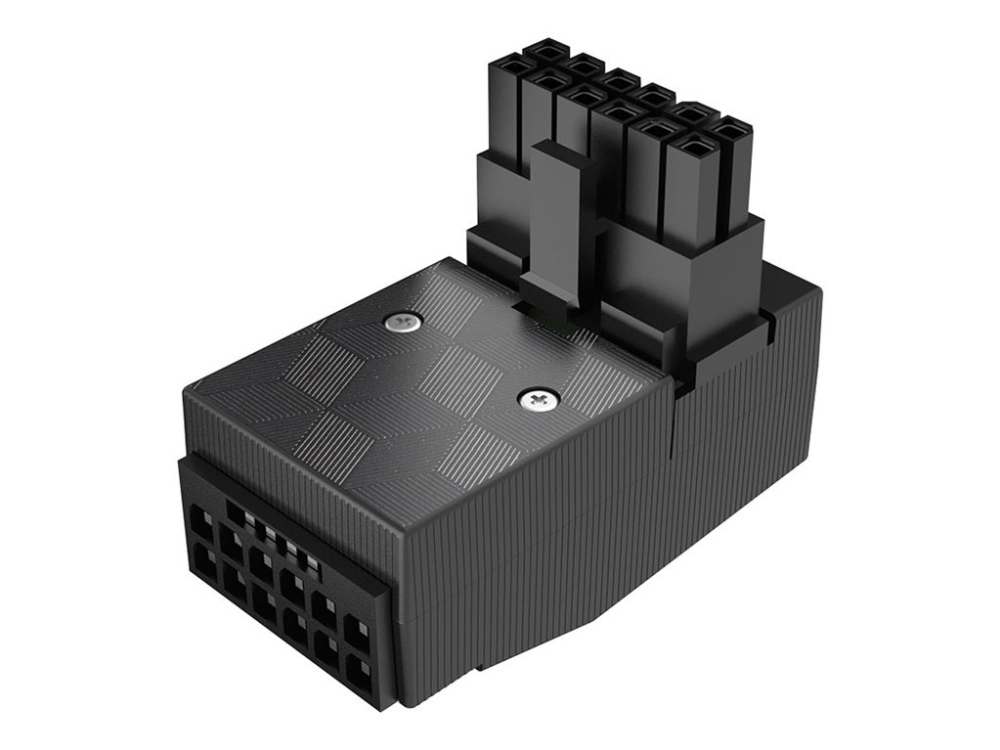 Akasa G-Nexus P16 - Power Extension Adapter - 12+4 Pin Pci Express 5.0 Power (Male) Gewinkelt Auf 12+4 Pin Pci Express 5.0 Power (Female) Gerade