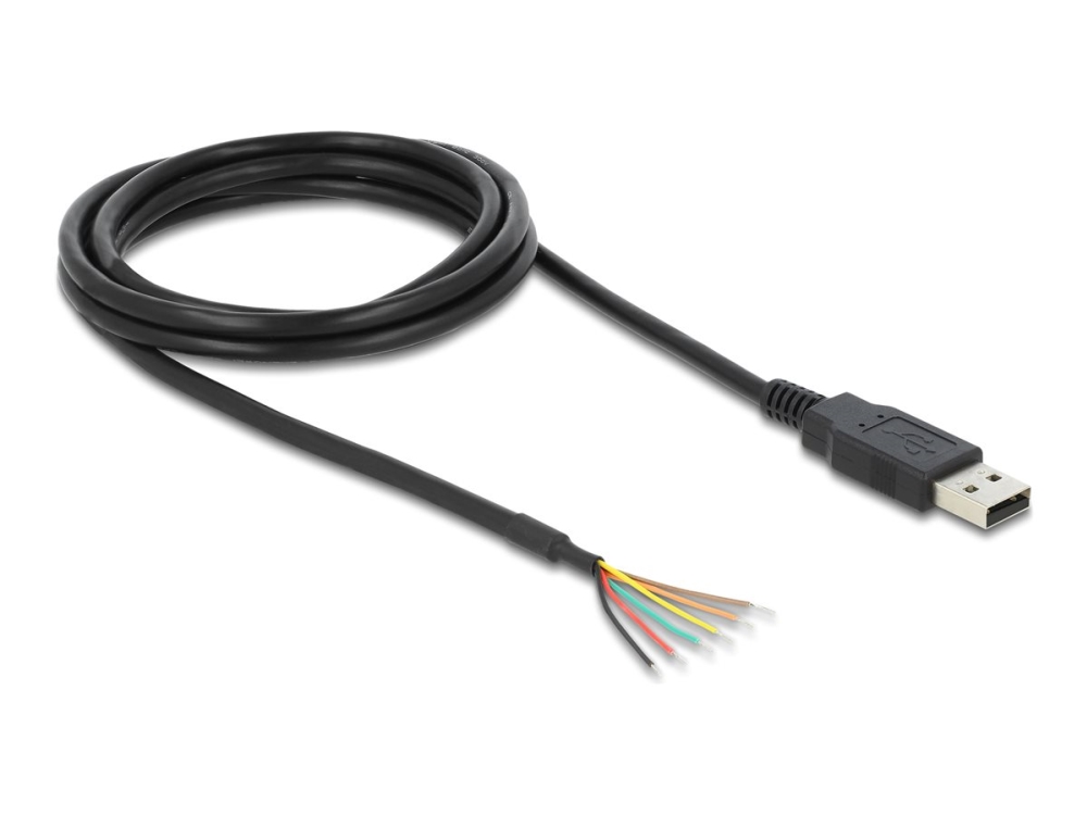 Delock - Seriel Adapter - Usb - Seriel - Sort
