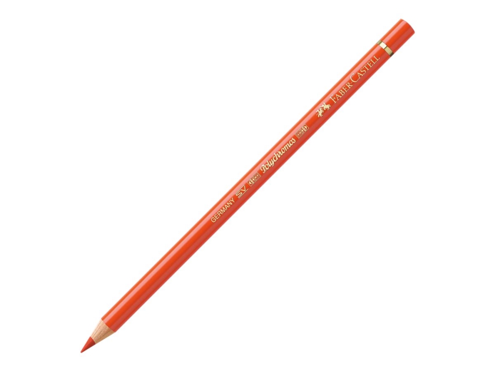 Faber-Castell Polychromos – Buntstift – Dunkles Cadmiumorange – 3,8 Mm