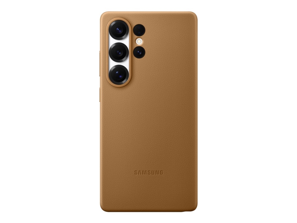 Samsung Ef Vs938 Baksidesskydd För Mobiltelefon Konstlader Kamel För Galaxy S25 Ultra