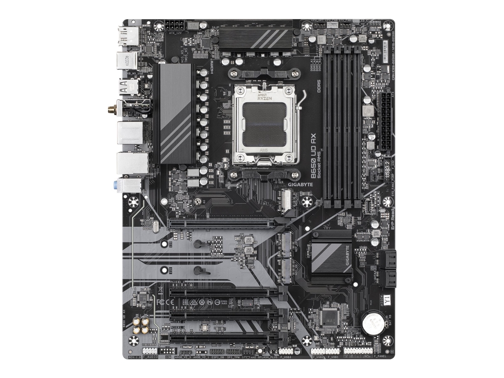 Gigabyte B650 Ud Ax Motherboard - Unterstützt Amd Ryzen 9000 Serie Cpus, 6+2+2 Phasen Vrm, Bis Zu 7600Mhz Ddr5 (Oc), 1X Pcie 5.0 + 2X Pcie 4.0 M.2, G