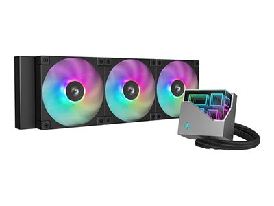 Deepcool Lt360 Argb - Processors Flydende Kølesystem - Radiatorstørrelse: 360 Mm - (For: Lga1851, Lga1700, Lga1200, Lga1151, Lga1150, Lga1155, Am4, A