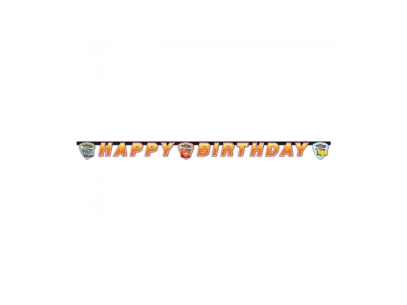 Cars 3 Buchstaben-Banner