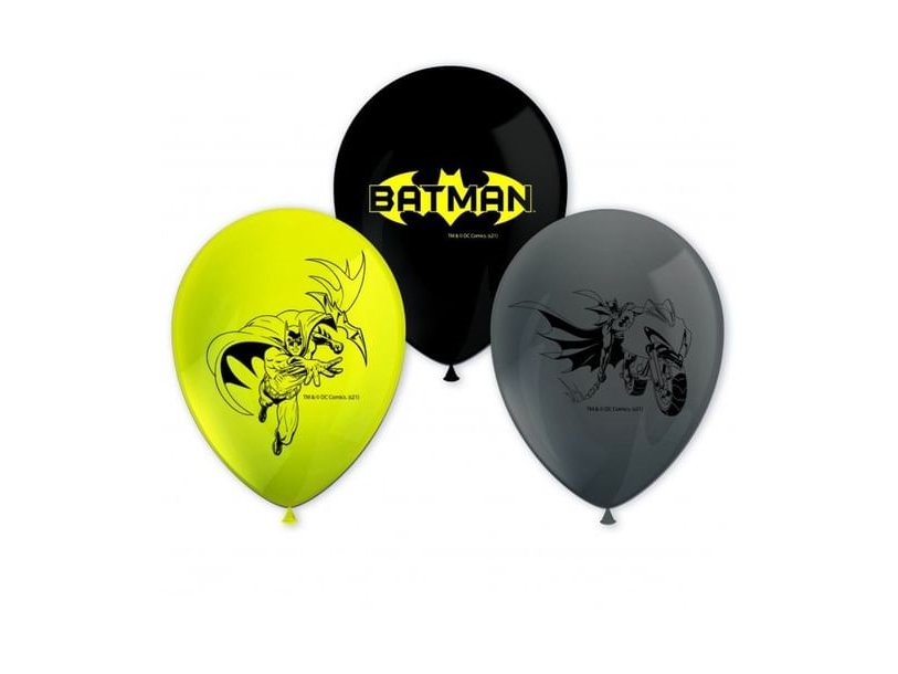 Batman Luftballons, 8 Stk.