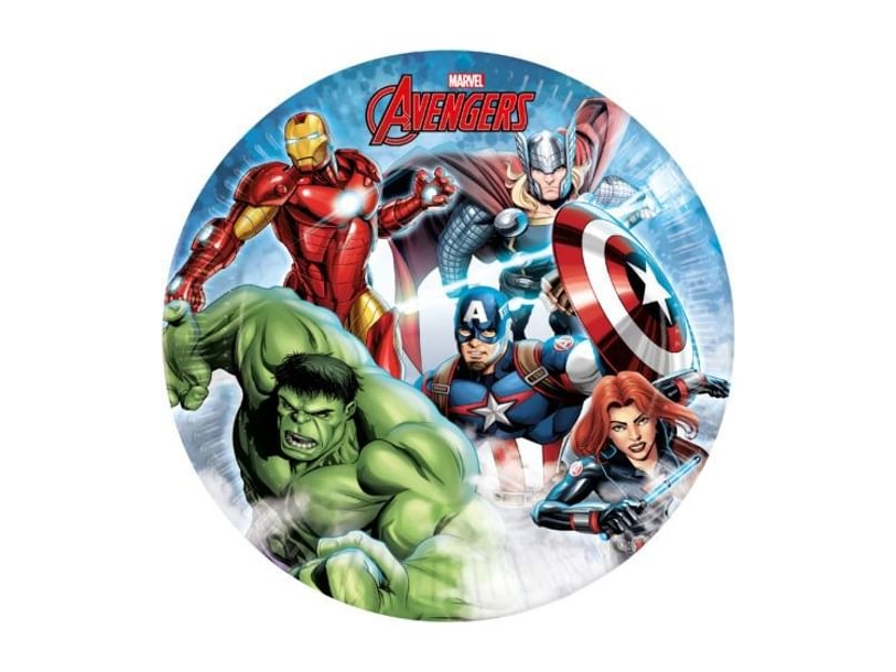 Avengers Infinity Stones Pappteller 23 Cm