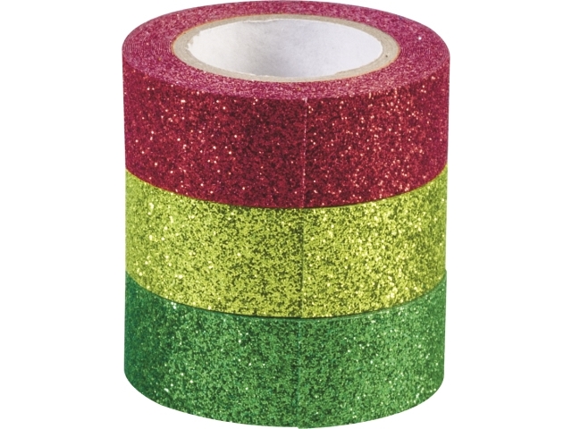 Heyda 20-35 843 77, Grün, Rot, Muster, Papier, 3 M, 15 Mm, Sichtverpackung
