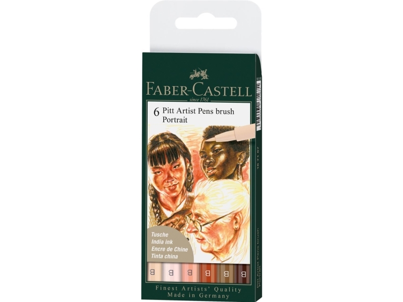 Faber-Castell 167167, Flerfarvet, 6 farver, Rund, Papir, Dreng/Pige, 6 stk