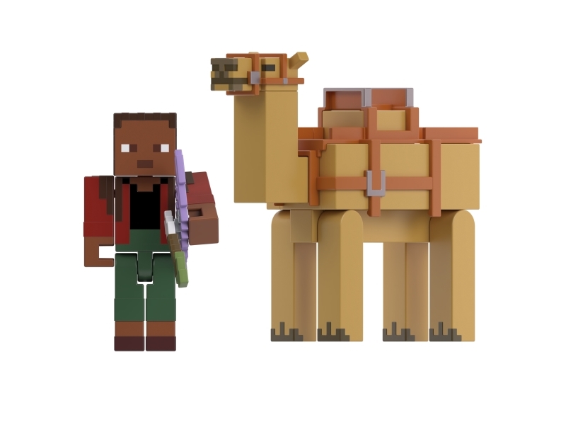 Minecraft 3.25 \'\' \'\' Core Figure 2 Pack Noor And Camel 6 År Minecraft Flerfarvet