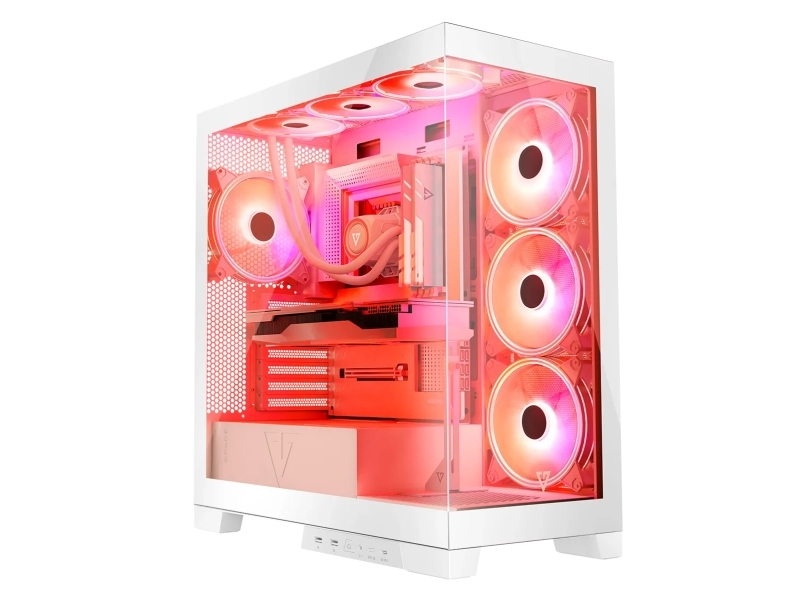Computergehäuse Modecom Volcano Space Apex Argb Midi Usb 3.0 X 2 Cype-C Weiß