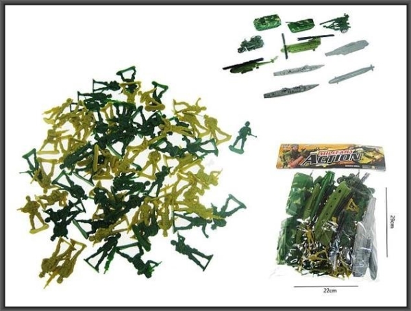 Hipo soldater hær med tilbehør HFZ04 43426