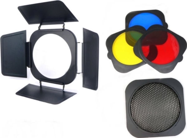 Jinbei gateway med honningbikube-plade og filtre til skål 19 cm