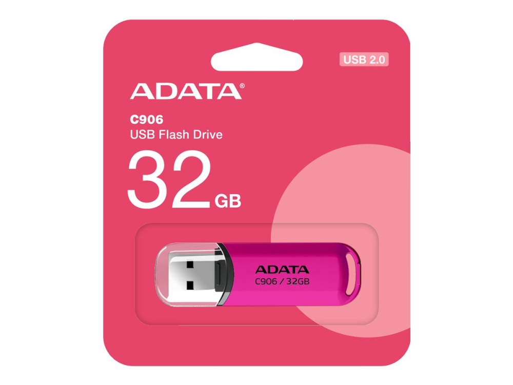 Adata Classic Series C906 Usb Flashdrive 32 Gb Usb 2.0 Pink