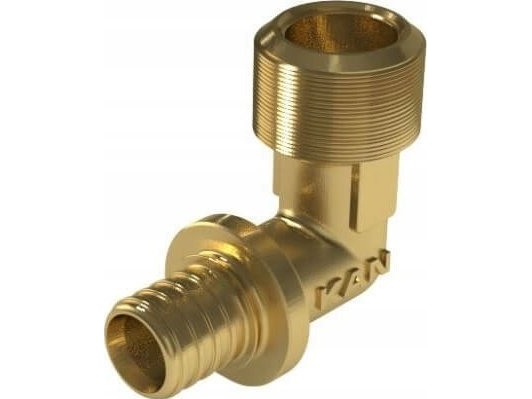 Kolano 90° mosiezne GZ ultraLINE - 32 R1KAN-THERM