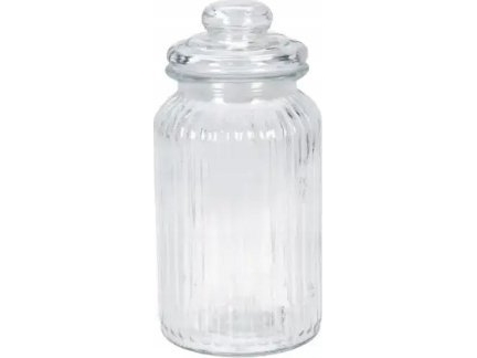 Zeller glasburk med tättslutande lock, 1000 ml | Köksutrustning - Förvaring - Glasburkar | GameStuff