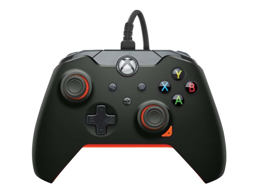 Pdp Spelkontroll Kabelansluten Atomic Black För Microsoft Xbox One Microsoft Xbox Series S Microsoft Xbox Series X Pc