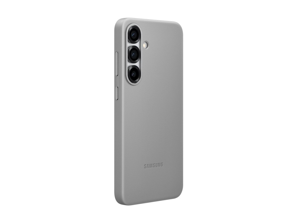 Samsung Ef Vs936 Baksidesskydd För Mobiltelefon Konstlader Grå För Galaxy S25