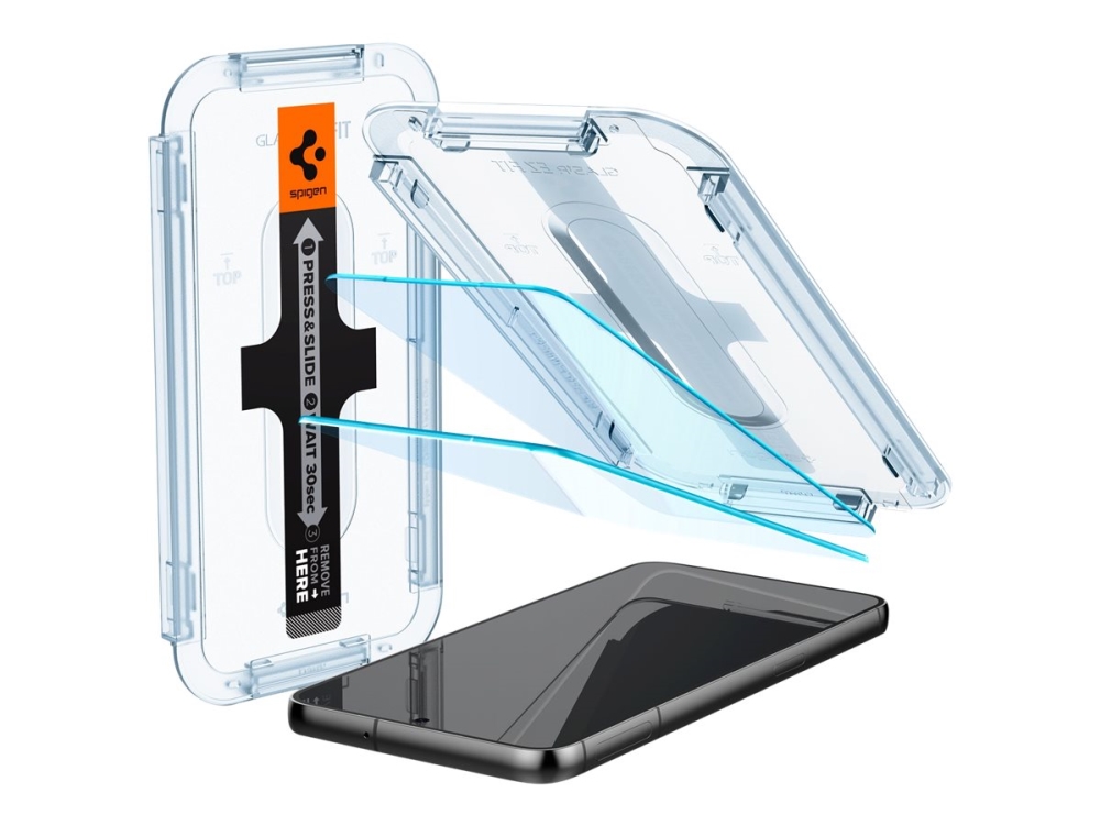 Spigen GLAS.tR EZ Fit - Skærmbeskytter for mobiltelefon - glas - for Samsung Galaxy S23+