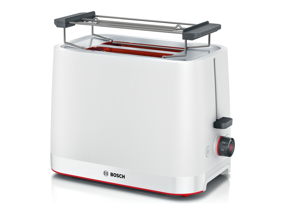 Bosch TAT3M121, 4 viipale(i)ta, Valkoinen, Vipu, Rotaatio, 950 W, 220 - 240 V, 50/60 Hz