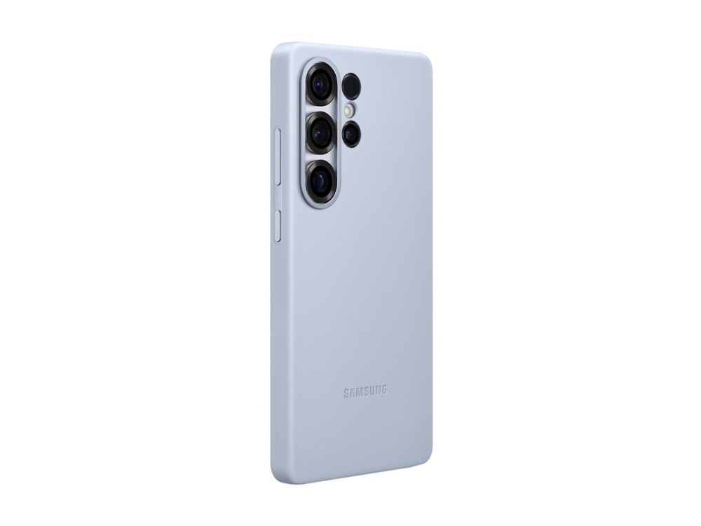 Samsung Ef Vs938 Baksidesskydd För Mobiltelefon Konstlader Ljusblå För Galaxy S25 Ultra