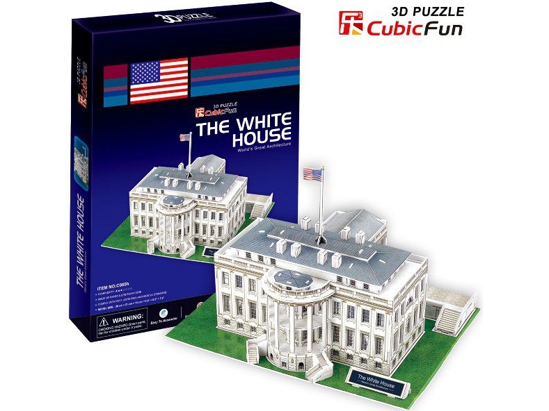Ak Sport 3D-Puzzle Weißes Haus (64 Teile)