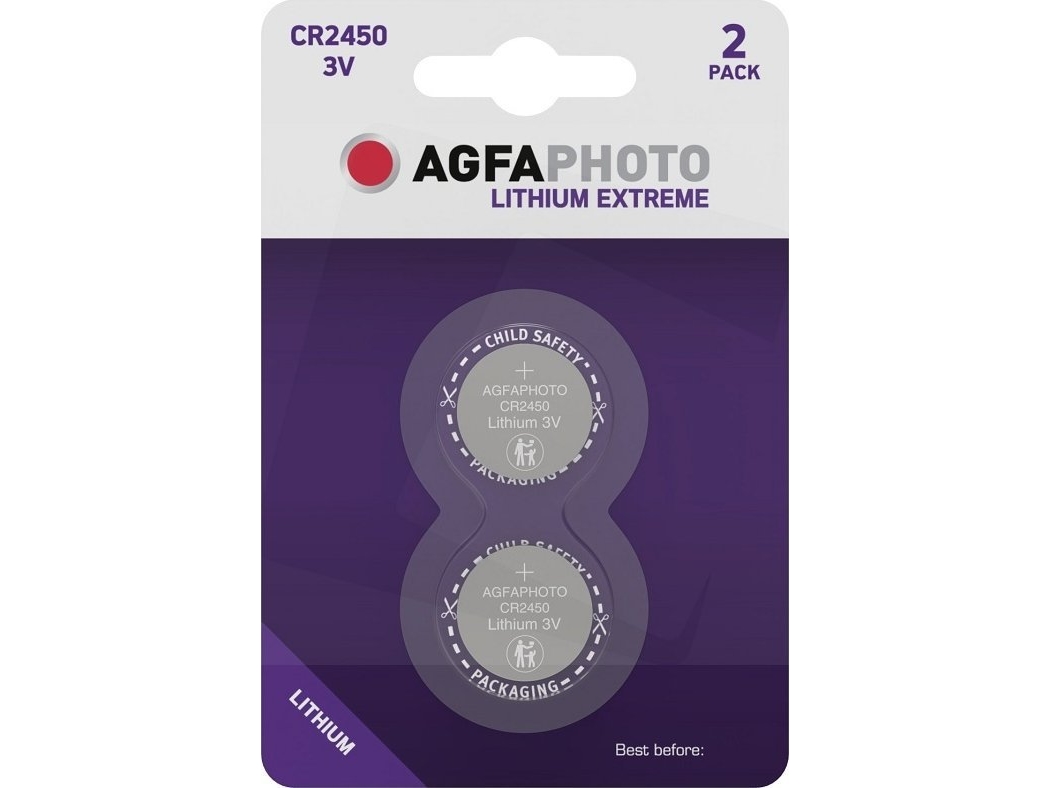Agfaphoto Cr2450 Batteri Bl./2 Stk