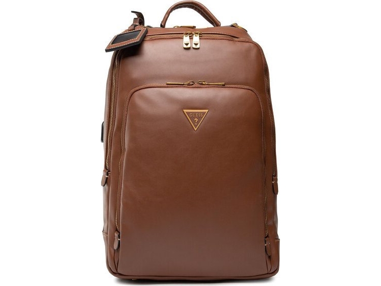 Guess Scala Rucksack Aus Kunstleder Braun Für Herren 27,5 X 42,5 X 13 Cm