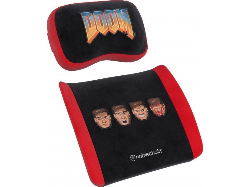 Noblechairs noblechairs Memory Foam Pillow Set - DOOM Retro Edition | Spel - Joystick och spelkontroller - Ratt & pedaler | GameStuff