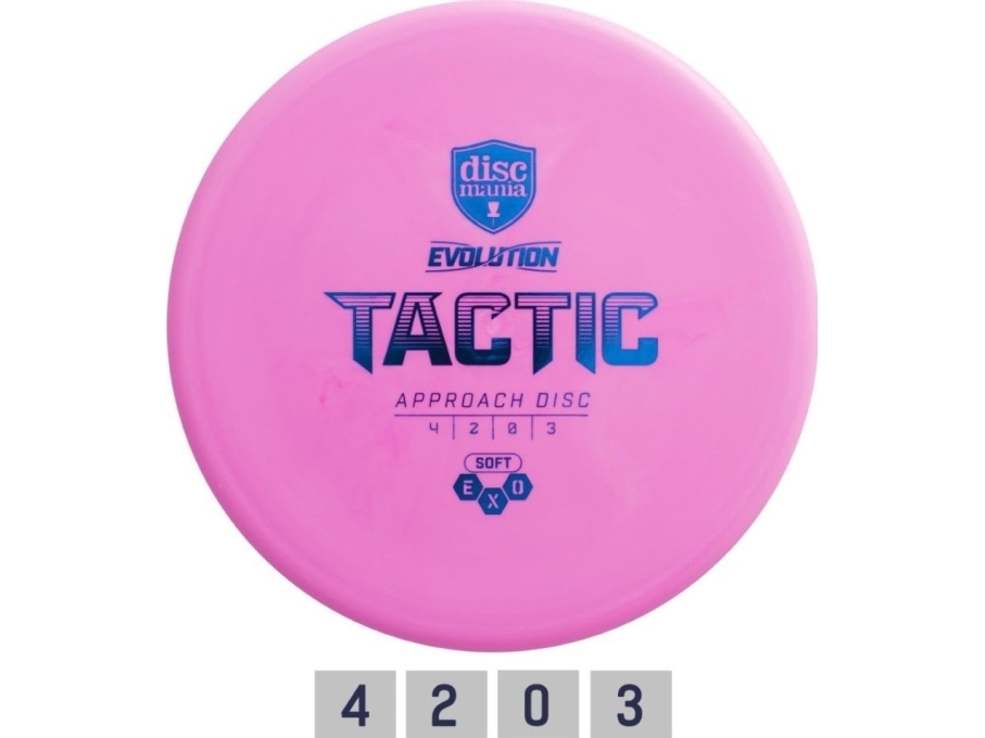 Tactic Discgolf Midrange Driver SOFT EXO TACTIC Evolution Pink