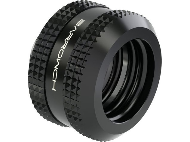 Barrow Barrow Hardtube Fitting 12mm, G1/4-tums anslutning - svart | Datorkomponenter - Vattenkylning | GameStuff