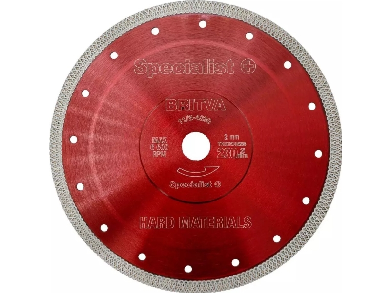 Specialist+ Diamond Cutting Disc Britva, 230X2x22 Mm