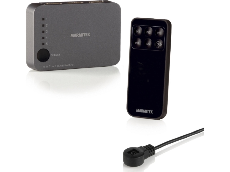 Marmitek Connect 350 UHD 2.0, HDMI, 2.0b, Sort, 2160p, 18 Gbit/s, 600 MHz