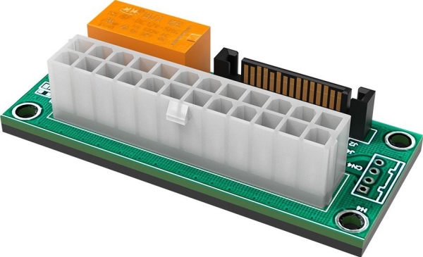 Akasa dual-/multi-netdelskadapter til synkronisering af PSU’er