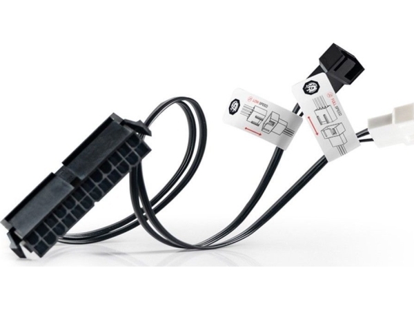 Bitspower 24-pin ATX –  bridging plug with fan output