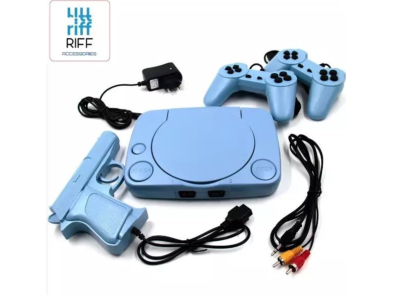 Rf-2Gun Retro Console With 22 8-Bit Games With 2 Joysticks + Game Gun