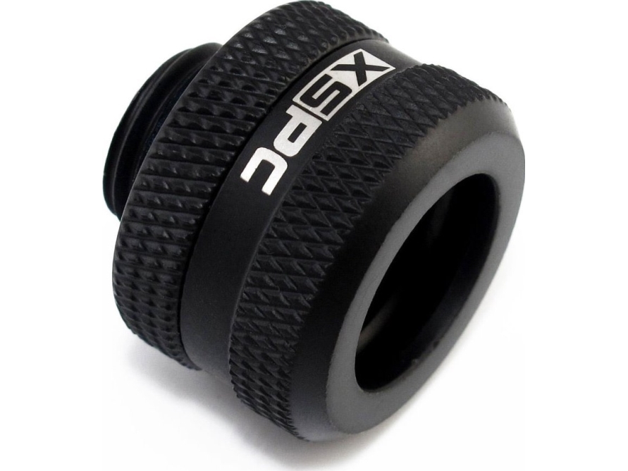 Xspc Jungtis G1/4" 14 Mm Kietam Vamzdžiui, Matinis Juodas - 8 Vnt.