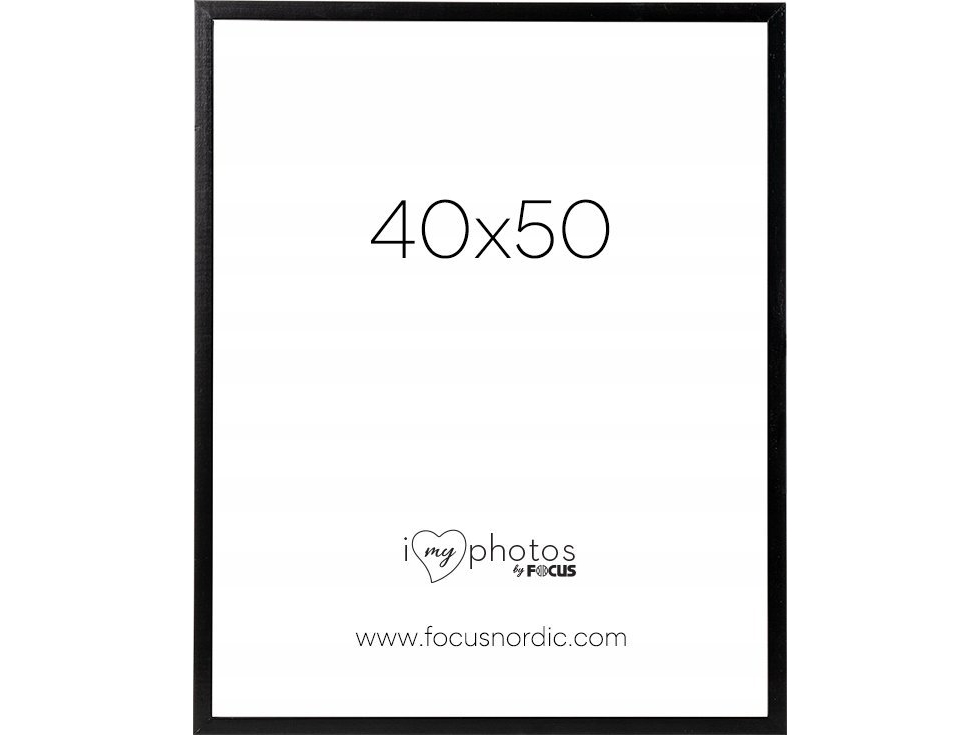 Focus Ramme Soul Svart 40x50 Cm