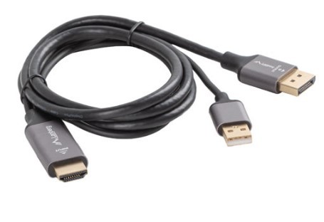 Kabel Lanberg Kabel Adapter Lanberg Hdmi M > Displayport M 1m 4k Czarny