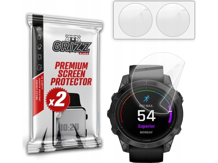 Grizzglass Keramisk Folie Grizzglass Ceramicfilm Til Garmin Epix Pro Gen. 2 47Mm