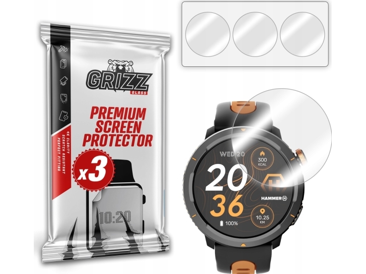 Grizzglass Hydrofilm Hydrogel-Folie Für Hammer Watch 2 Lite