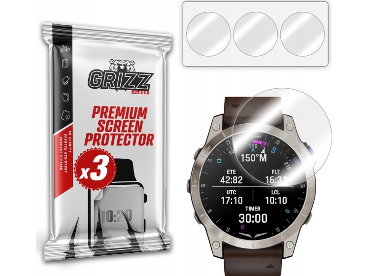 Grizzglass Hydrogel-Hydrofim Displayschutz Für Garmin D2 Mach 1 Pro 51Mm