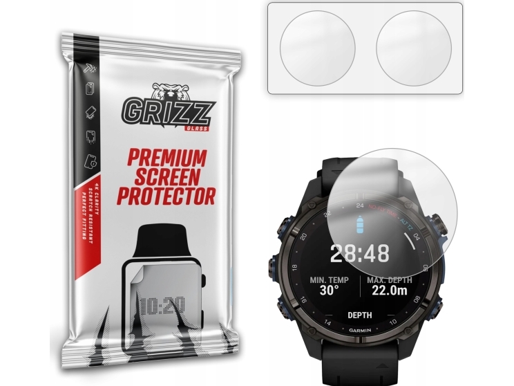 Grizzglass Matte Displayschutzfolie Paperscreen Für Garmin Descent Mk3 43Mm