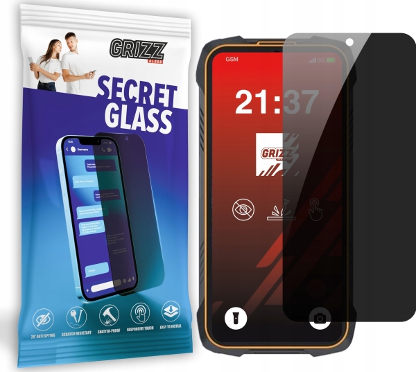Grizzglass Secretglass Privatlivsglas Til Cubot King Kong 6